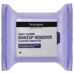 Khăn tẩy trang dịu nhẹ ban đêm Neutrogena Night Calming Makeup Remover Cleansing Towelettes Wipes