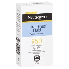 Kém chống nắng Neutrogena Ultra Sheer Face Fluid Facial Sunscreen SPF 50