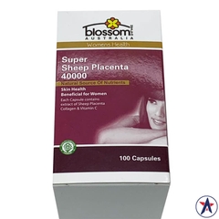 Nhau thai cừu Blossom Super Sheep Placenta 40000mg 100 viên