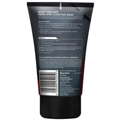 Sữa rửa mặt trị mụn nam NIVEA MEN Deep Rapid Acne Clear Face Wash 150ml