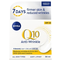 Kem dưỡng da NIVEA Q10 Anti-Wrinkle Firming SPF30 chống nhăn ban ngày