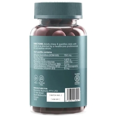 Kẹo dẻo giảm căng thẳng Novomins Ashwagandha Gummies 60 viên