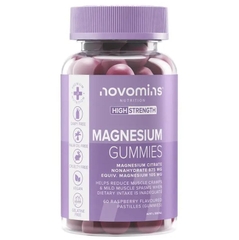 Kẹo dẻo bổ sung magiê Novomins Magnesium Gummies 60 viên