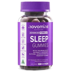 Kẻo dẻo hỗ trợ giấc ngủ Novomins Sleep Gummies 60 viên