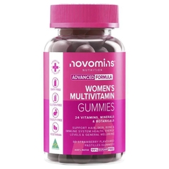 Kẹo vitamin tổng hợp cho nữ Novomins Women's Multivitamin Gummies 60 viên