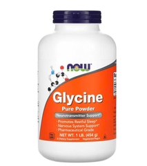 Bột hỗ trợ thần kinh và giấc ngủ sâu NOW Foods Glycine Pure Powder