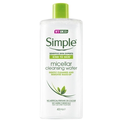 Nước tẩy trang da nhạy cảm Simple Micellar Cleansing Water 400ml