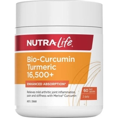 Viên uống giảm viêm khớp nhẹ Nutra-Life Bio-Curcumin 16500+