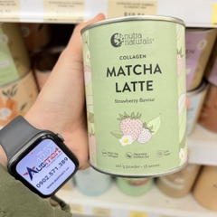 Bột tăng năng lượng và đẹp da Nutra Organics Collagen Matcha Latte