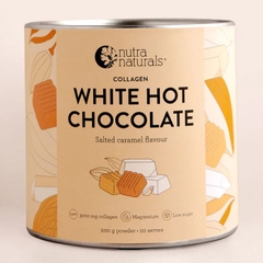 Bột Socola trắng nóng Nutra Naturals Collagen White Hot Choc Salted Caramel