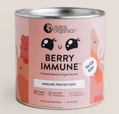 Bột berry hữu cơ hỗ trợ miễn dịch cho bé Nutra Organics Berry Immune