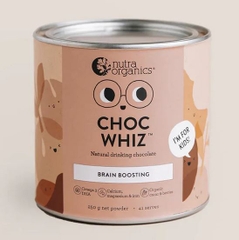 Bột Socola hữu cơ tăng trí não và hỗ trợ tiêu hoá cho bé Nutra Organics Choc Whiz