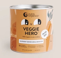 Bột rau củ và siêu thực phẩm cho bé ăn kén Nutra Organics Veggie Hero