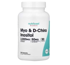 Viên uống bổ sung Inositol cho nữ Nutricost Women Myo & D-Chiro Inositol