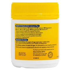 Viên uống bổ sung Vitamin D3 & Calcium Plus OsteVit-D One-A-Day 110 viên