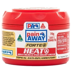 Pain Away Forte + Heat Joint & Muscle Pain Relief Cream