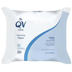 Khăn lau mặt dịu nhẹ QV Face Gentle Cleansing Wipes