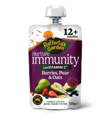 Cháo dinh dưỡng tăng sức đề kháng Rafferty's Garden Nurture Immunity Berries Pear & Oats