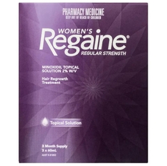 Dung dịch kích thích mọc tóc nữ Regaine Women's Regular Strength Minoxidil Topical Solution 2%