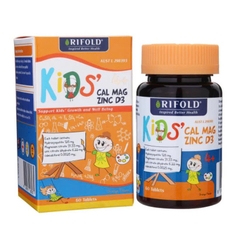 Viên uống Rifold Kids Cal Mag Zinc D3 vị cam 60 viên