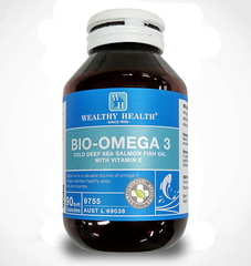 Viên uống dầu cá hồi Wealthy Health BIO Omega 3 Salmon Fish Oil With Vitamin E