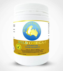 Viên uống dầu cá hồi Wealthy Health Wild Omega 3 Salmon Fish Oil With Vitamin E