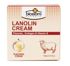 Kem dưỡng da nhau thai cừu & Vitamin E Blossom Lanolin Cream with Placenta & Vitamin E