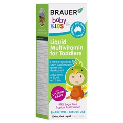 Siro Brauer Baby Kids Liquid Multivitamin for Toddlers 100ml