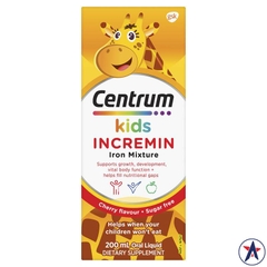 Siro cho trẻ biếng ăn Centrum Kids Incremin Iron Mixture 200ml