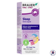 Siro giúp bé ngủ ngon Brauer Baby & Child Sleep của Úc 100ml