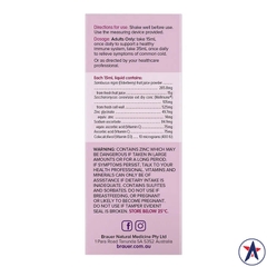 Siro tăng đề kháng Brauer Sambucus Black Elderberry Immune Forte 200ml