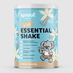 Bột đạm thực vật hữu cơ Sprout Organic Kids Essential Shake vị Vanilla 700g