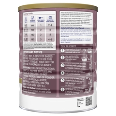 Sữa Alula Gold Reflux Infant 900g (0-12 tháng)