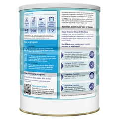 Sữa Alula Original số 3 Toddler 900g (1-3 tuổi)