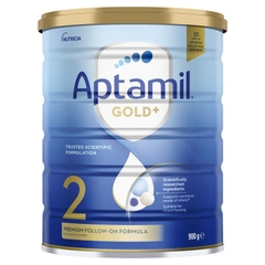Sữa Aptamil Gold Plus Úc số 2 Follow On Formula 900g (6-12 tháng)
