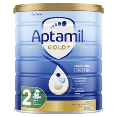 Sữa Aptamil Gold Plus Úc số 2 Follow On Formula 900g (6-12 tháng)