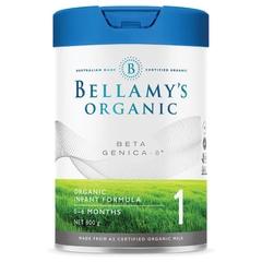 Sữa Bellamy’s Beta Genica-8' số 1 (800g) cho trẻ từ 0-6 tháng