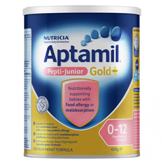 Sữa Aptamil Cho Trẻ Dị Ứng Đạm Sữa Bò Pepti Junior Gold+ Úc 450g