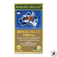 Sữa ong chúa Wealthy Health Royal Jelly 1000mg 365 viên