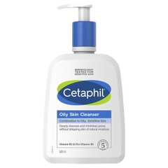 Sữa rửa mặt Cetaphil Oily Skin Cleanser cho da dầu mụn