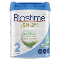 Sữa Organic Biostime SN-2 số 2 Premium 800g cho trẻ từ 6-12 tháng