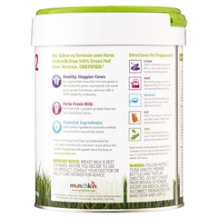 Sữa Munchkin Grass Fed số 2 Milk Based 730g (6-12 tháng)