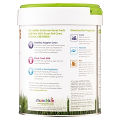 Sữa Munchkin Grass Fed số 3 Milk Based Toddler 730g (1-3 tuổi)