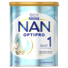 Sữa NAN Optipro Úc số 1 Infant 800g dành cho trẻ từ 0-6 tháng