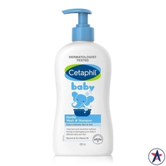 Sữa tắm gội cho bé Cetaphil Baby Gentle Wash & Shampoo