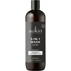 Sữa tắm gội 3 trong 1 cho nam Sukin For Men 3In1 Wash