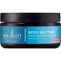 Bơ dưỡng thể cấp ẩm Sukin Hydrating Hyaluronic Acid Body Butter