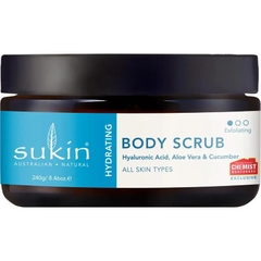 Tẩy tế bào chết toàn thân dưỡng ẩm Sukin Hydrating Hyaluronic Acid Body Scrub