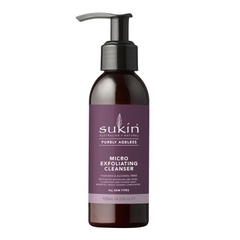 Sữa rửa mặt tẩy da chết Sukin Purely Ageless Micro Exfoliating Cleanser 125ml