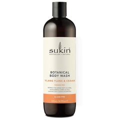 Sữa tắm thảo mộc Sukin Ylang Ylang & Cedar Body Wash